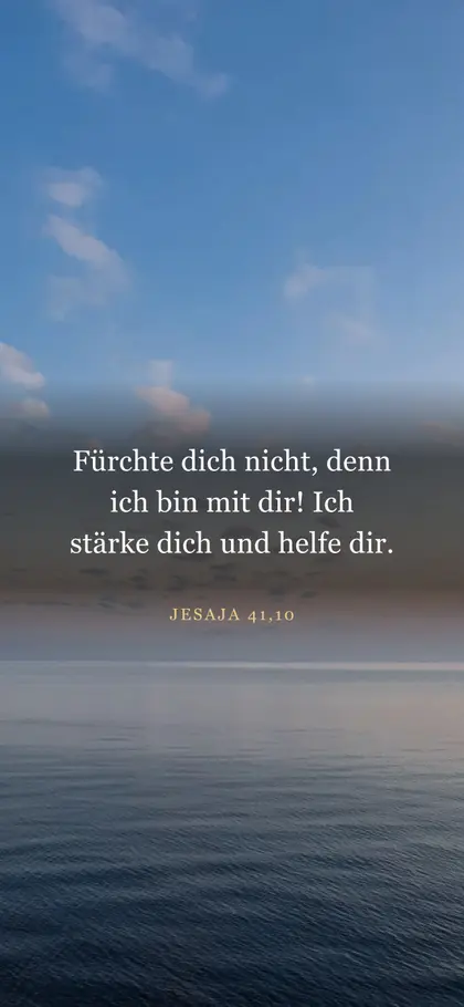 Jesaja 41,10 — Hintergrundbild