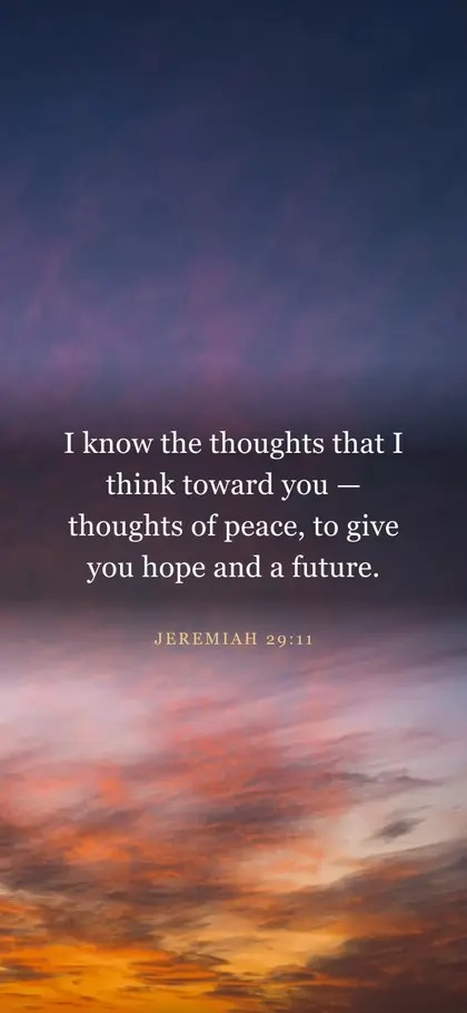 Jeremiah 29:11 Bible verse wallpaper — Sunrise 2 background