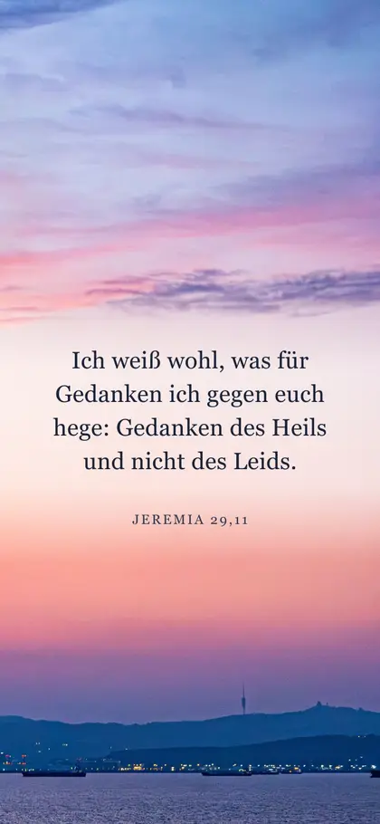 Jeremia 29,11 — Hintergrundbild