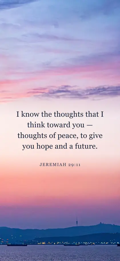 Jeremiah 29:11 Bible verse wallpaper — Sunrise 13 background