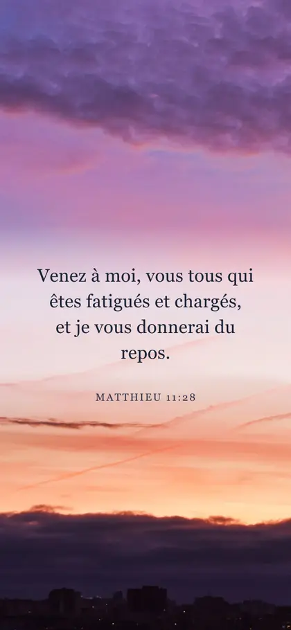 Matthieu 11:28 — fond d’écran