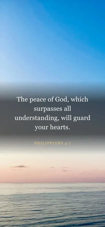 Philippians 4:7 Bible verse wallpaper — Sunrise 11 background