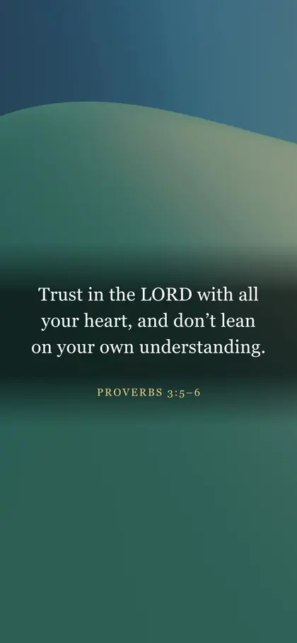 Proverbs 3:5–6 Bible verse wallpaper — Photo 5 background