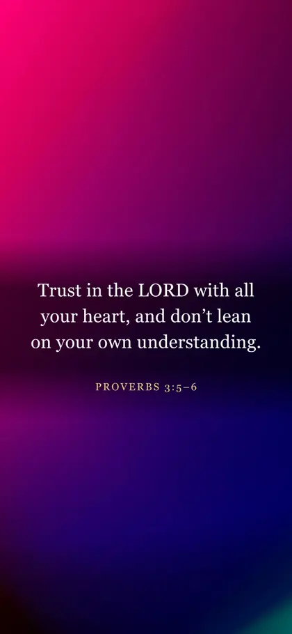 Proverbs 3:5–6 Bible verse wallpaper — Photo 3 background