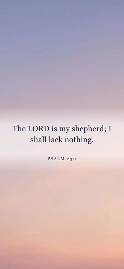 Psalm 23:1 Bible verse wallpaper — Sunrise 5 background