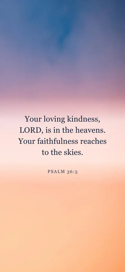 Psalm 36:5 Bible verse wallpaper — Sunrise 10 background