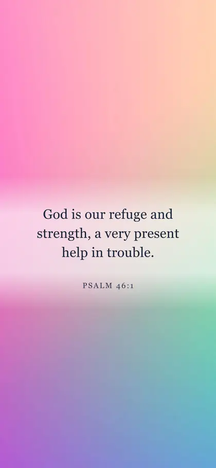 Psalm 46:1 Bible verse wallpaper — Photo 4 background